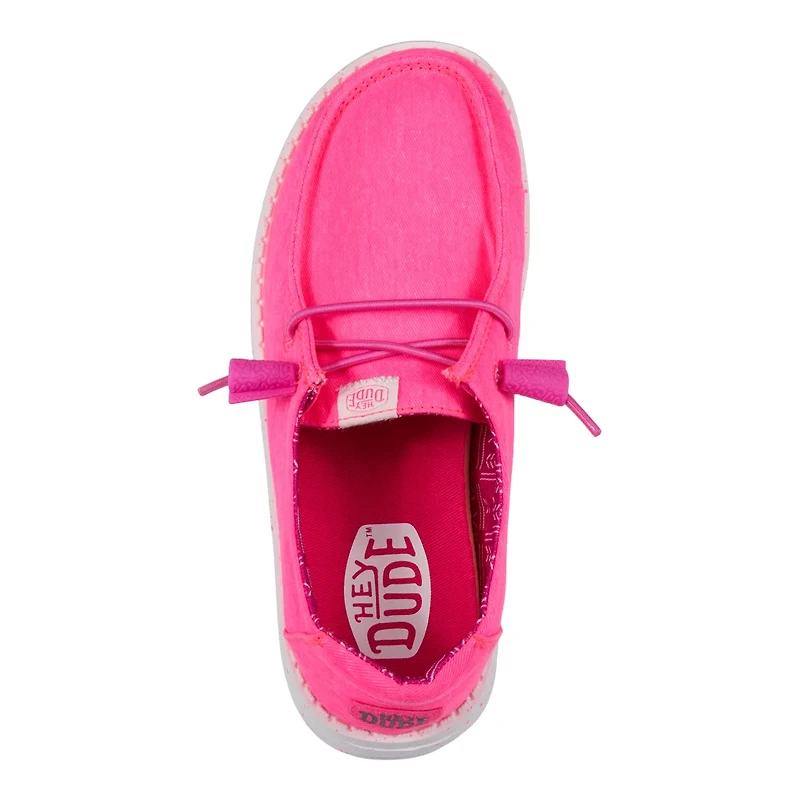 Hey Dude Kids Wendy Canvas PSGS Shoes