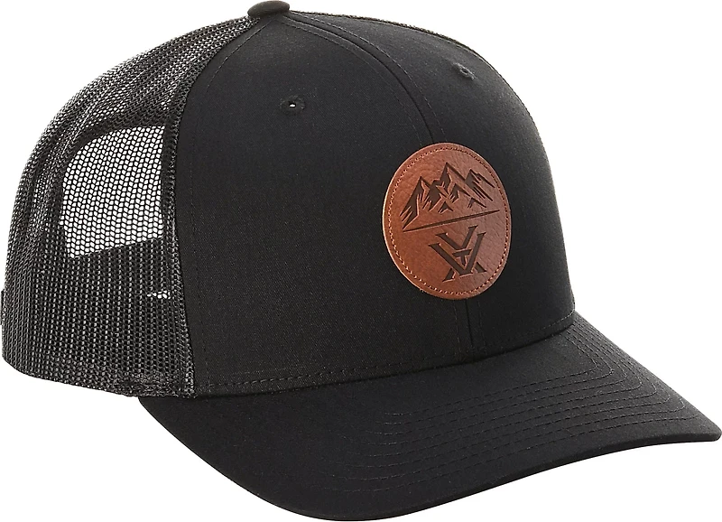 Vortex Men's 3 Peaks Leather Patch Cap