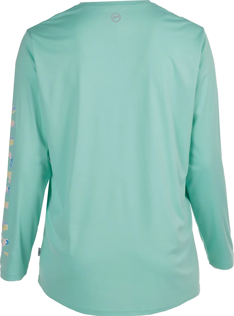 Magellan Outdoors Women's Caddo Lake Logo Long Sleeve Plus Fishing T-shirt