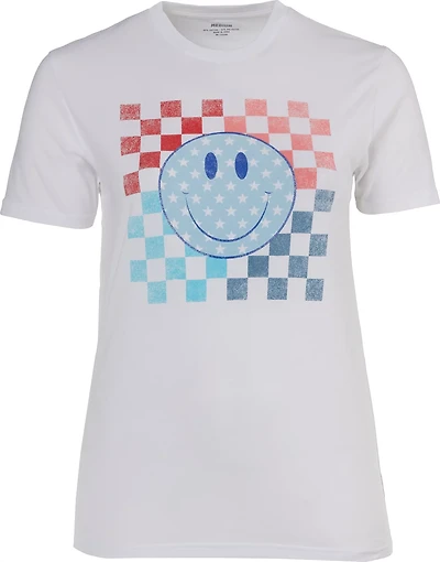 Americana Women's Smiley Face T-shirt