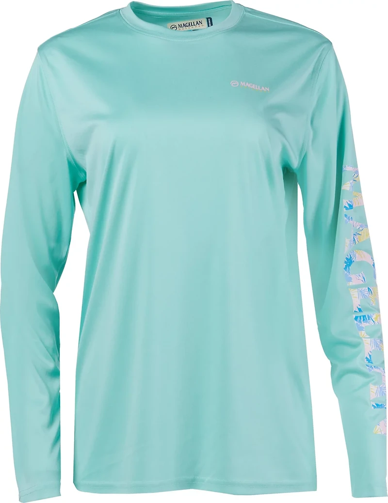 Magellan Outdoors Women's Caddo Lake Logo Crew Long Sleeve T-shirt