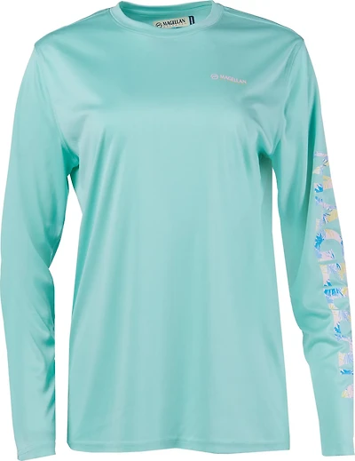 Magellan Outdoors Women's Caddo Lake Logo Crew Long Sleeve T-shirt