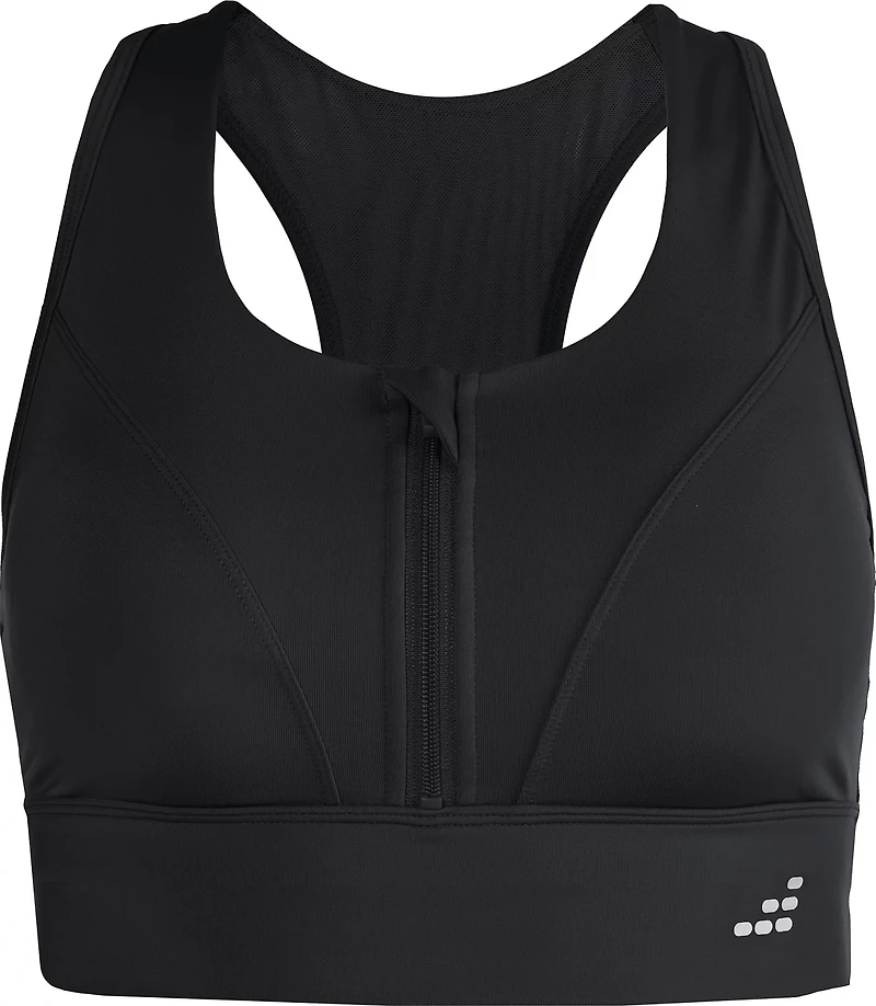 BCG Women's Hi 1/2 Zip Front Sports Bra
