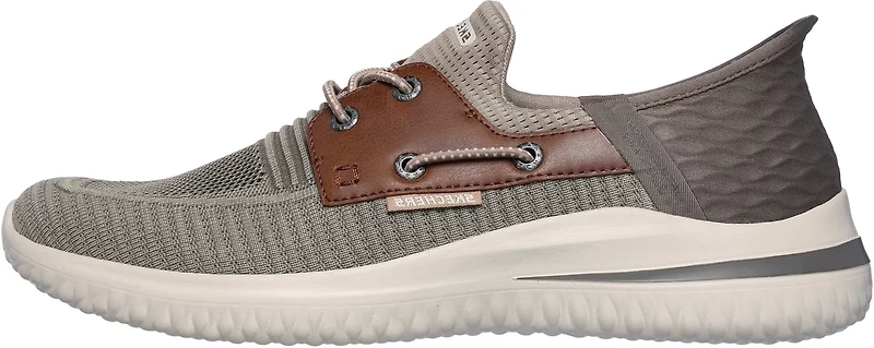 SKECHERS Men's Delson 3.0 Roth Bungee Slip-ins Boat Shoes