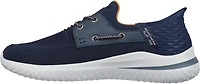 SKECHERS Men's Delson 3.0 Roth Bungee Slip-ins Boat Shoes