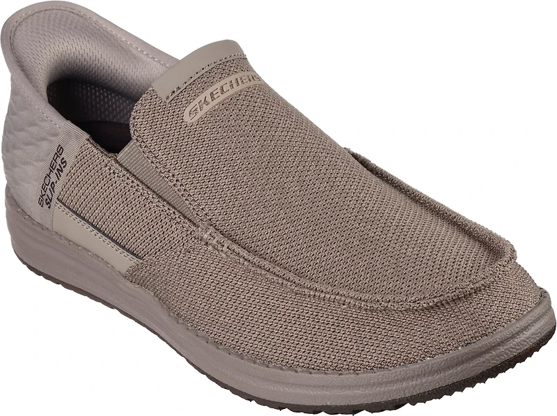 SKECHERS Men's Melson-Bentin Moc Toe Slip-In Shoes