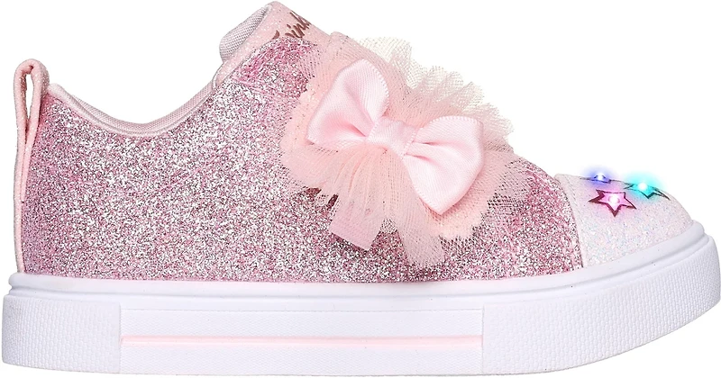 SKECHERS Toddler Girls' Twinkle Sparks Glitter Gems Shoes