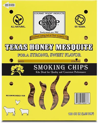 Gourmet Wood Texas Honey Mesquite 180 cu in Wood Chips