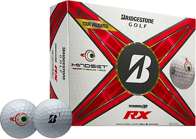 Bridgestone Golf 2024 Tour B-RX Mindset Golf Balls 12-Pack