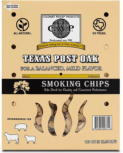 Gourmet Wood Texas Post Oak 180 cu in Wood Chips