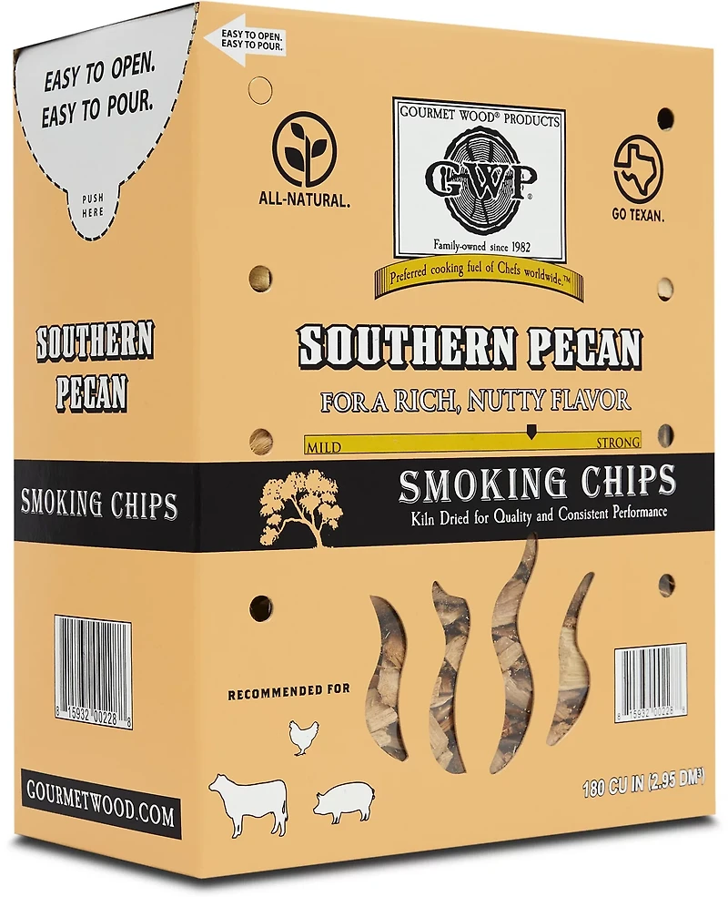 Gourmet Wood Southern Pecan 180 cu in Wood Chips
