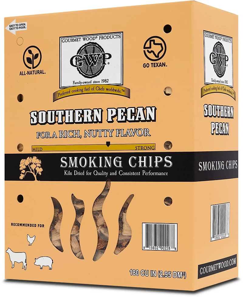 Gourmet Wood Southern Pecan 180 cu in Wood Chips