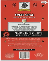 Gourmet Wood Sweet Apple 180 cu in Wood Chips