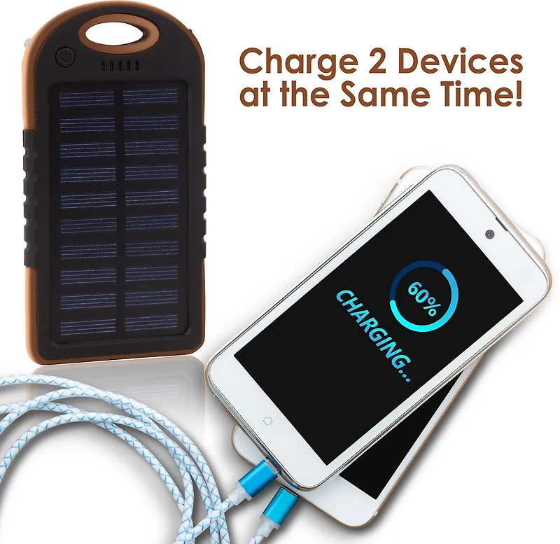 Celltronix Solar Powered Backup Charger with LED Flashlight