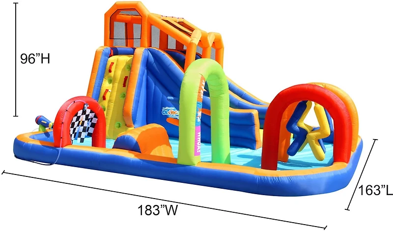 Banzai Obstacle Challenge Slide Park