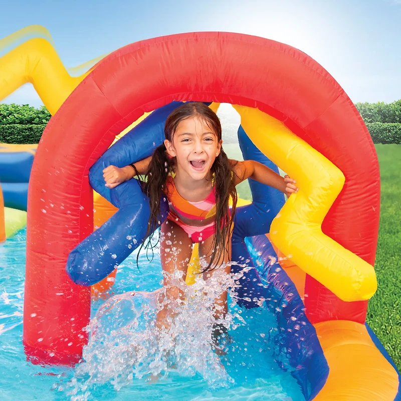 Banzai Obstacle Challenge Slide Park