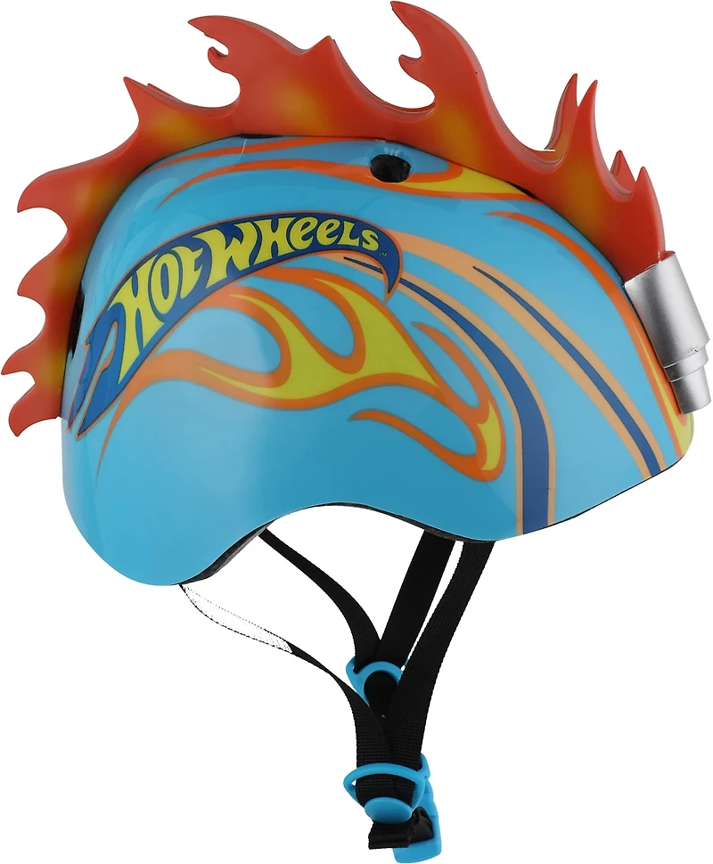 Hot Wheels Boys' 3-D Light-Up Mohawk Flames Helmet