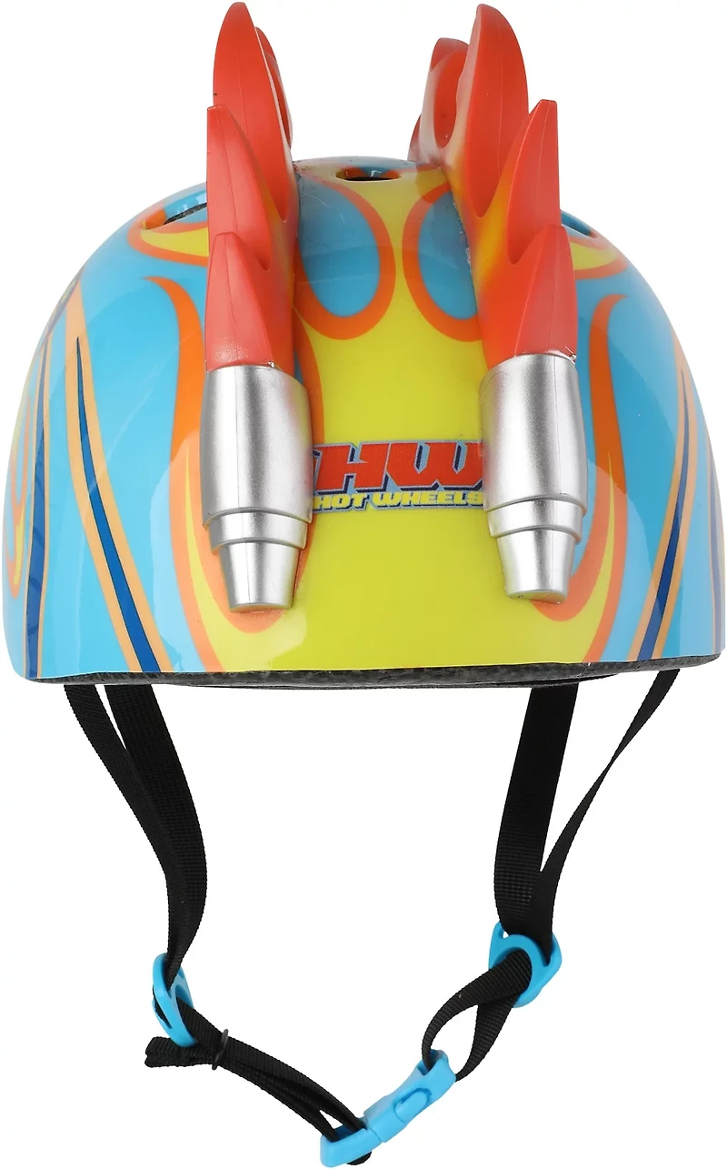 Hot Wheels Boys' 3-D Light-Up Mohawk Flames Helmet
