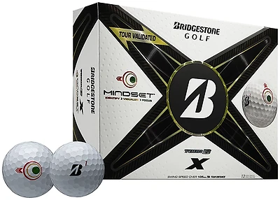Bridgestone Golf 2024 Tour B-X MindSet Golf Balls 12-Pack