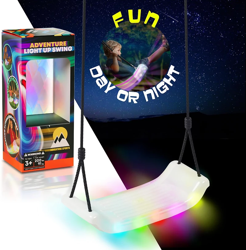 Adventure Sports Light Up The Fun LED Swing