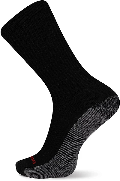 Wolverine Men's Cotton Steel Toe Crew Socks 6-Pack
