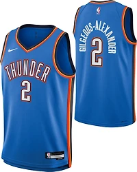 Nike Boys' Oklahoma City Thunder Shai Gilgeous-Alexander #2 Icon Swingman Jersey