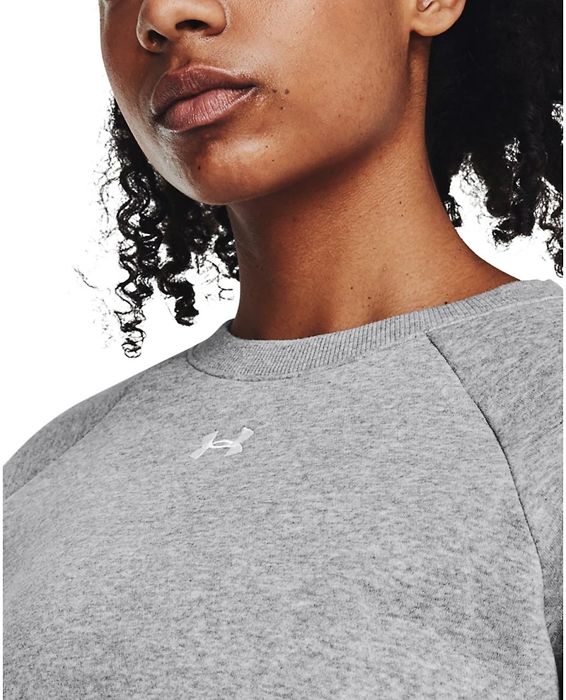 Under Armour Women's Rival Fleece Crew Neck Sweatshirt