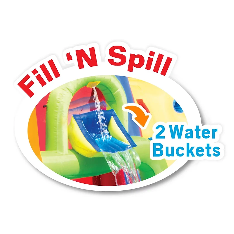 Banzai Drench Zone Water Park with Water Cannon