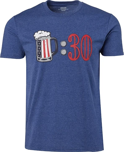 Academy Sports + Outdoors Men's Americana Beer 30 USA Short Sleeve T-shirt