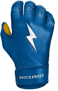 BRUCE BOLT Adults' Premium Pro Short Cuff Batting Gloves