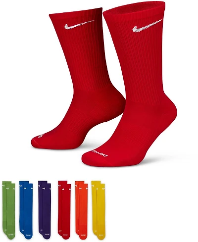 Nike Everyday Rainbow Crew Socks 6-Pack