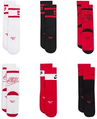 Nike Kids' Fashion Everyday Crew Socks 6-Pack