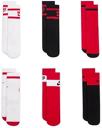 Nike Kids' Fashion Everyday Crew Socks 6-Pack