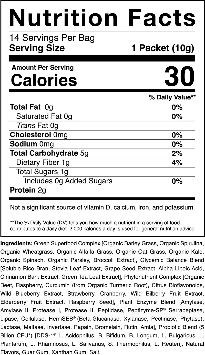 1st Phorm Opti Greens 50 Stick Packs