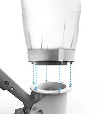 Kokido Telsa PWRBLADE 40 Large Volume Rechargeable Pool Vacuum with Bag