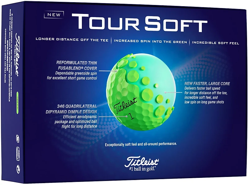 Titleist 2024 Tour Soft Golf Balls 12-Pack