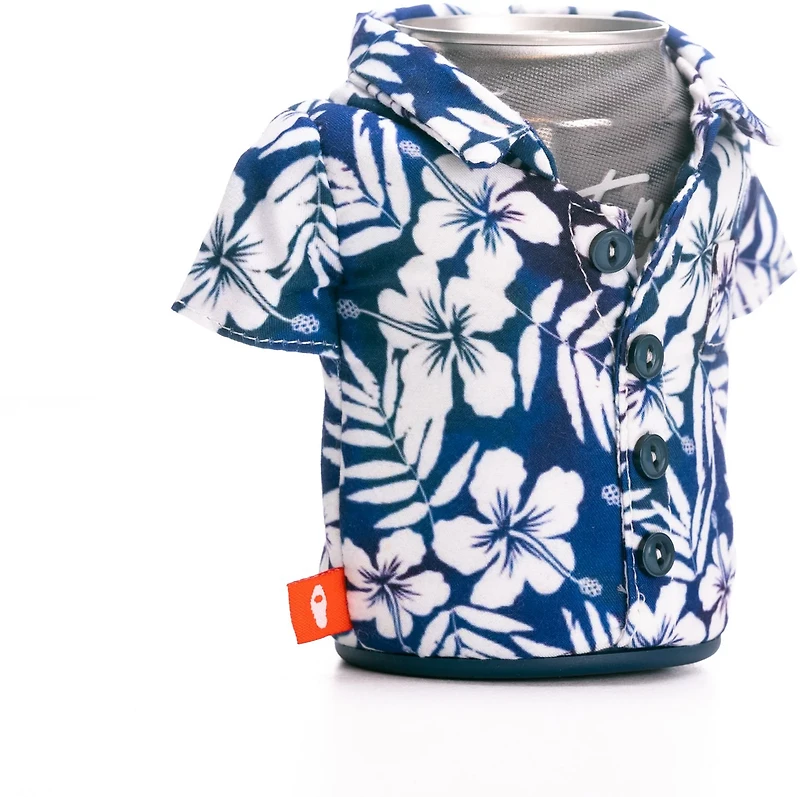 Puffin Drinkware The Aloha Floral Hawaiian Shirt 12 oz Can Coozie