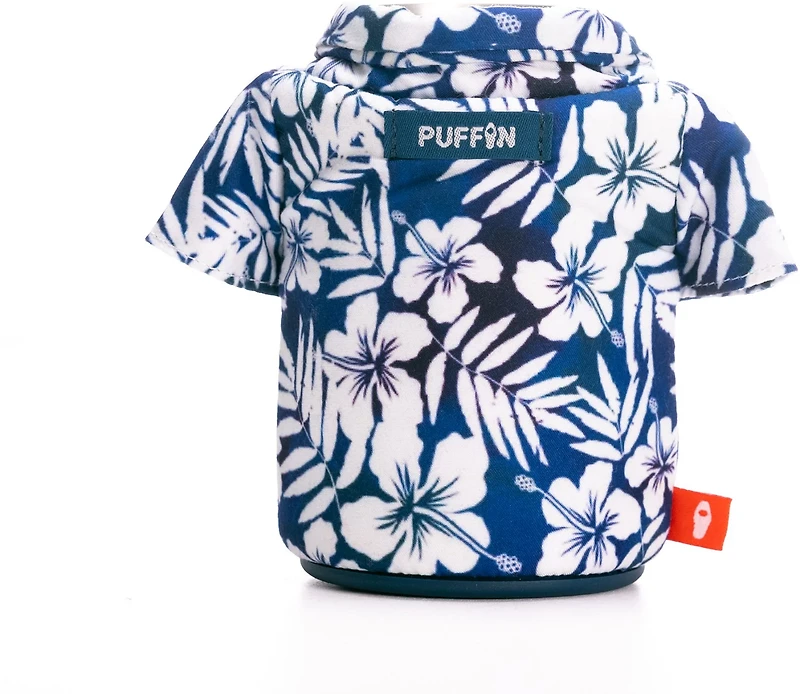 Puffin Drinkware The Aloha Floral Hawaiian Shirt 12 oz Can Coozie