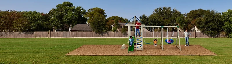 AGame Montana Wooden Swing Playset