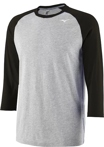 Mizuno Men's Practice 3/4-Sleeve T-shirt