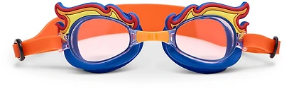 Aqua2ude Boys' Race Car Flame Swim Goggles