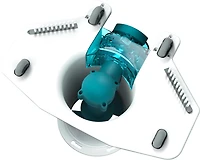 Kokido Telsa PWRBLADE 40 Large Volume Rechargeable Pool Vacuum with Bag