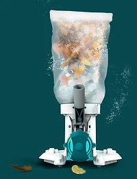 Kokido Telsa PWRBLADE 40 Large Volume Rechargeable Pool Vacuum with Bag