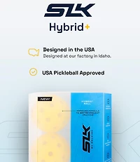 Selkirk Sport SLK Hybrid+ Pickleball Balls 4-Pack