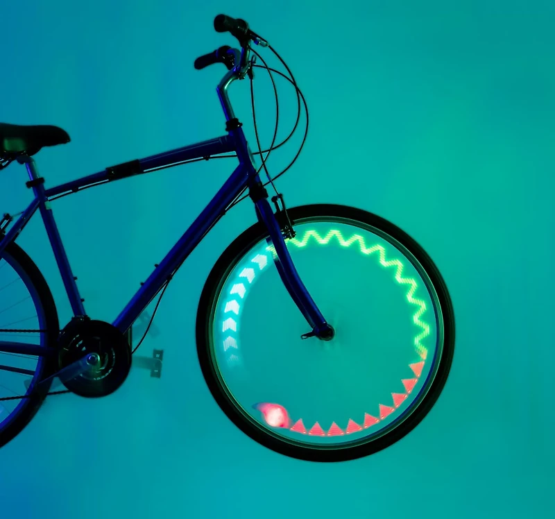 Brightz Shape Brightz LED Pattern Select Bike Clip-On Spoke Light