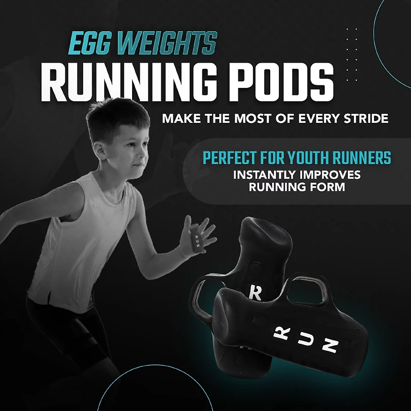Egg Weights Youth 1 lb Running Pods Hand Dumbbell Weights