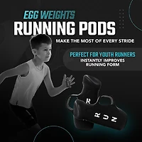 Egg Weights Youth 1 lb Running Pods Hand Dumbbell Weights
