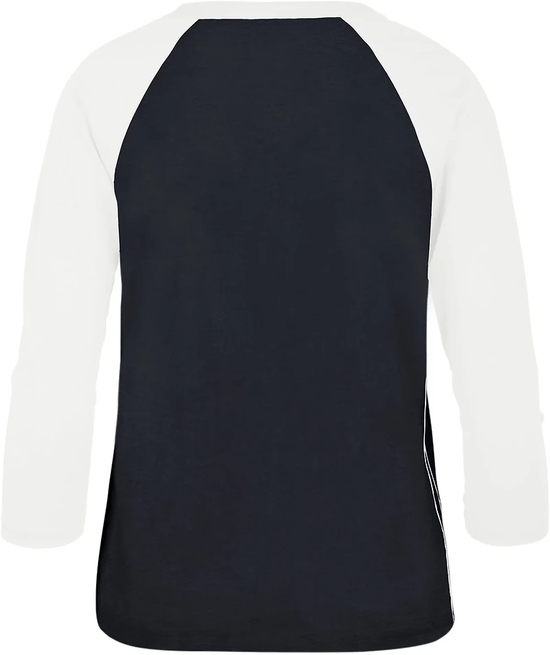 '47 Women's Atlanta Braves Harmony Ava Raglan T-shirt