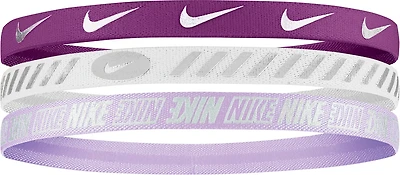 Nike Girls' Metallic Headband 3-Pack