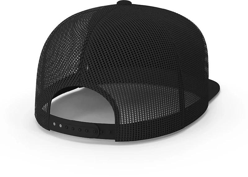 FLOGROWN Men's Stars and Stripes Blackout Trucker Hat